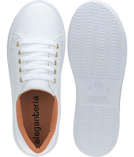 Tênis Feminino Sapatênis Casual Moda Flatform Eleganteria