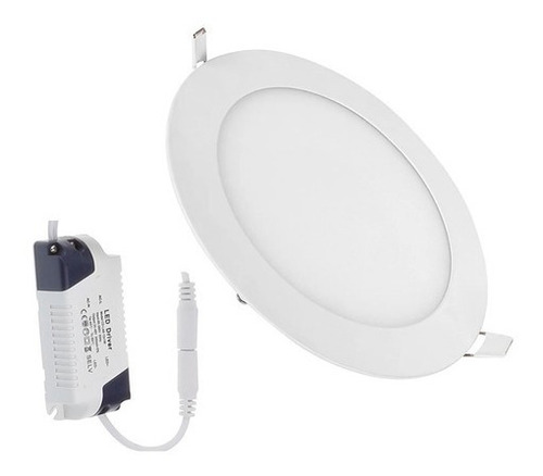 Foco Plafon Led  Embutidos Plafones Blanco Luz Fria 18w