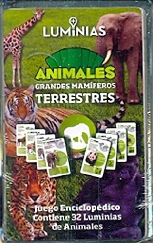 Animales Grandes Mamiferos Terrestres Juego Enciclopedico (