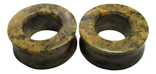 Expansores Jade Chipas 25 Mm Verde