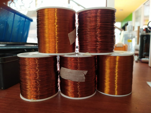 Alambre Magneto Cobre Cal 15 Transformadores, Motores 1 Kg