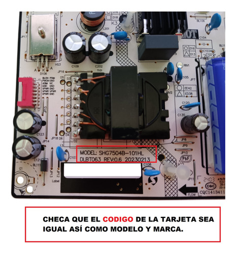 Philips 55pul6653/f8, Fuente Shg6004c-101h (Usado)