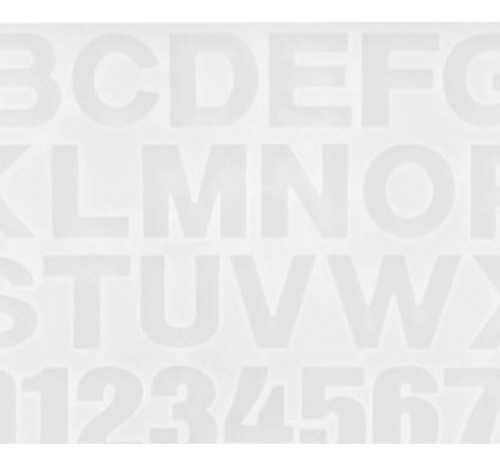 Molde De Letras Flexible De Silicona Transparente For Númer