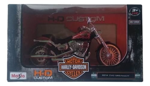 Harley Davidson - 2014 Cvo Breakout - 1:12 - Maisto