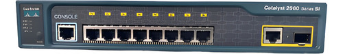 Switch Cisco Catalyst 2960 8 Portas Seminovo. Frete Grátis! (Usado)