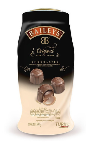 Turin Chocolate Baileys 500 Gr 50 Piezas