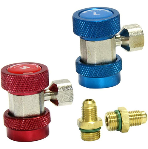 Racores Adaptadores Ac R134a Conector Rápido Aire Acondicion