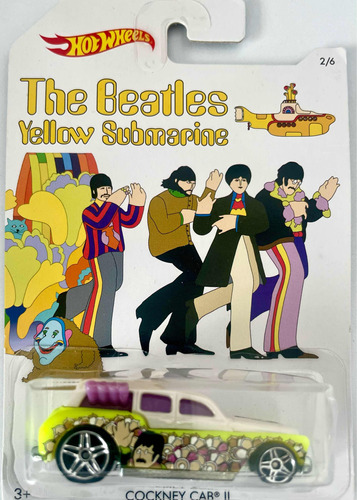 Hot Wheels The Beatles Yellow Cokney Cab Lo