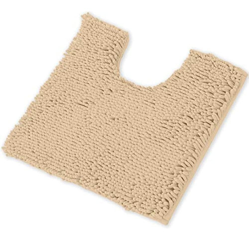 Luxurux Luxury Shaggy Toilet Bath Mat Alfombras De Contorno 