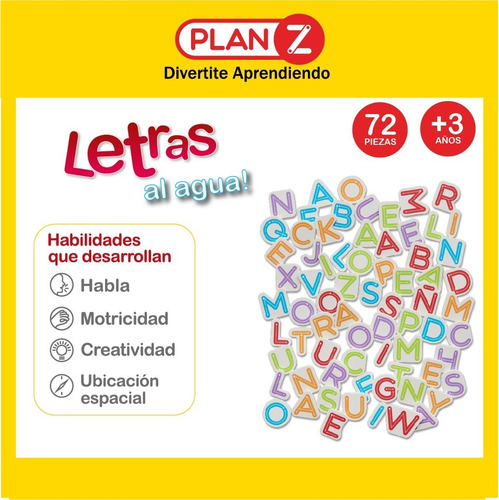 Imagen 2 de 10 de Letras De Goma Eva. Juguetes Para El Baño