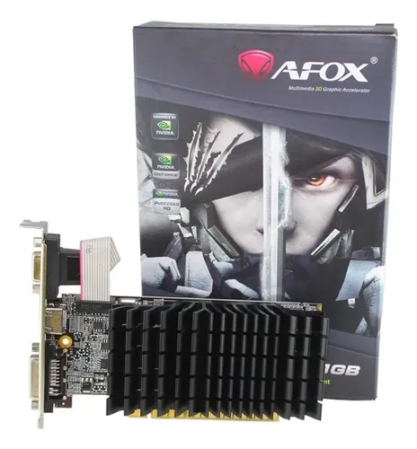 comprar Placa De Vídeo Nvidia Afox Geforce 200 Series G210 Af210-10