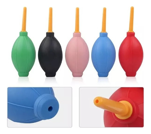 Bomba Soplador De Aire Para Pestañas Mink 1x1 Colores 4pz