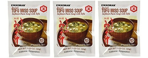 Kikkoman Instant Tofu Miso Sopa (sopa De Pasta De Soja