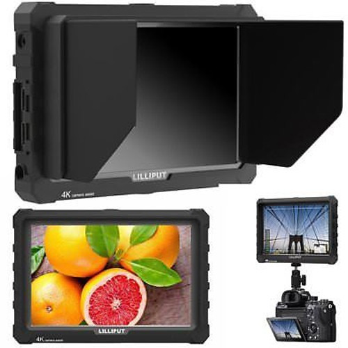 Lilliput A7s Black C/ Fonte + Bateria + Carregador + Braço!
