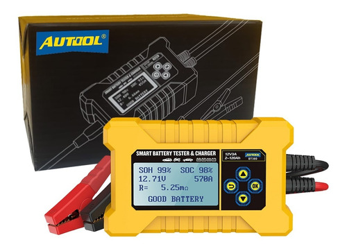 Cargador Y Probador De Bateria Inteligente Autool Bt380 12v