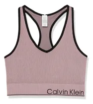 Comprar Calvin Klein Performance Top Corto Acanalado Para Mujer M