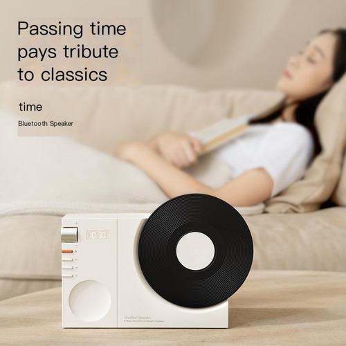 Tocadiscos De Vinilo Retro Bluetooth Estéreo Pequeño