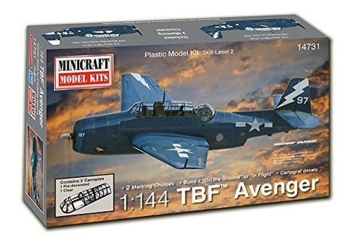 Modelos - Minicraft Tbf Avenger Building Kit (24 Piece)