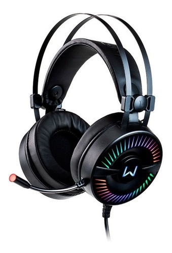 Audífonos gamer Warrior Flamma PH306 con luz LED