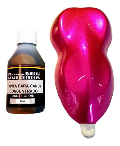 Imagen 1 de 4 de Tinta Candy Concentrada Color Rosa X 150 Ml.