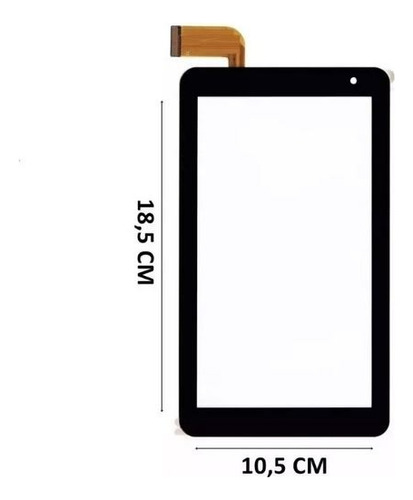 Touch Vidro Compatível Tab Positivo T770 T770k T770kc T770b Preto