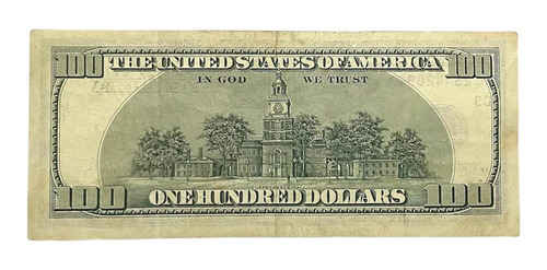 Billete Raro 100 Dólares Benjamin Franklin Año 2003 Frb (Usado)