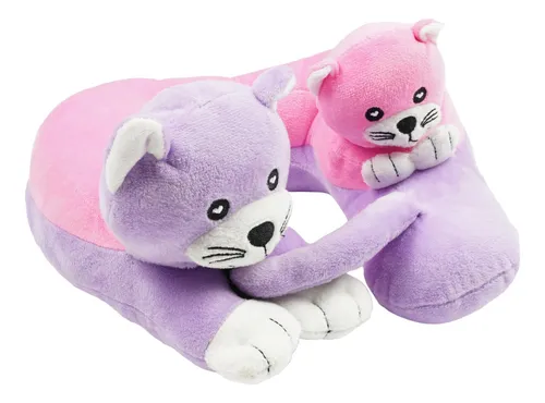 Almohada De Viaje Para Niños Soporte De Cuello Gatitos