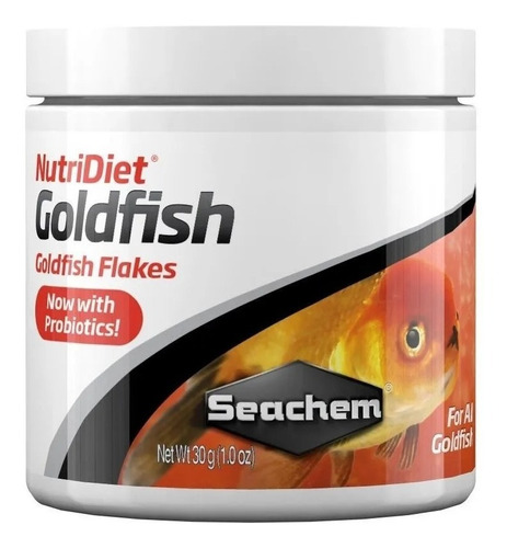 Ração Seachem Nutridiet Goldfish Flakes 30g