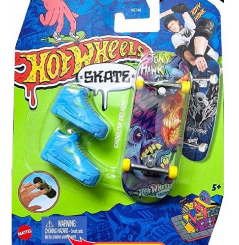 Hot Wheels Skate Para Dedos Tony Hawk Ghoulish Delight Hng45