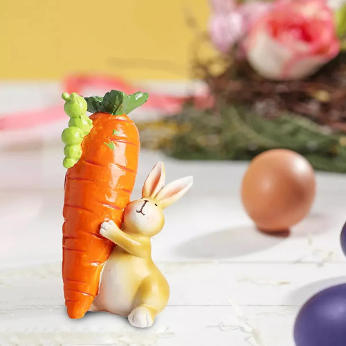 / Decoración De Pascua Lindo Conejito De Pascua Con
