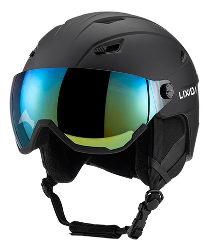 Casco De Esquí Safety Headgear For Hombre, Visera Y Tabla D