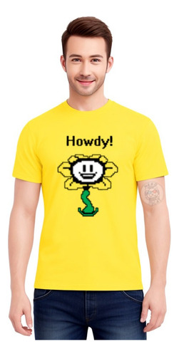 Camiseta Masculina Flower Flowey Undertale Sans Game Rpg Jog
