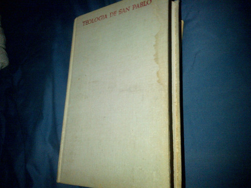 Bover.teologia De San Pablo.tapa De Tela.bac (Usado)