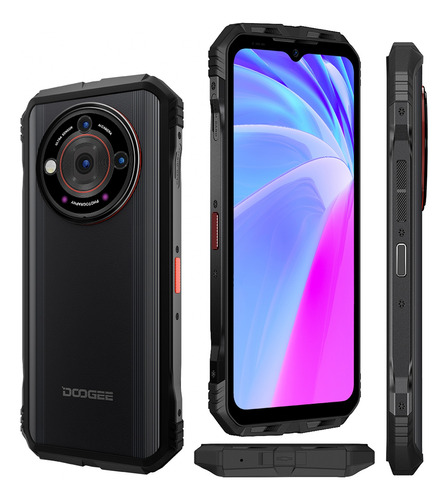 Doogee V30 Pro Octa Core 12gb Ram 512gb Dual Sim Celular Robusto Android13 6.58'fhd 120hz 200mp Cámara Principal 10800mah Carga Rápida 33w Smartphone