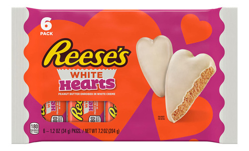 Reese's White Creme Peanut Butter Hearts Candy, Da De San Va