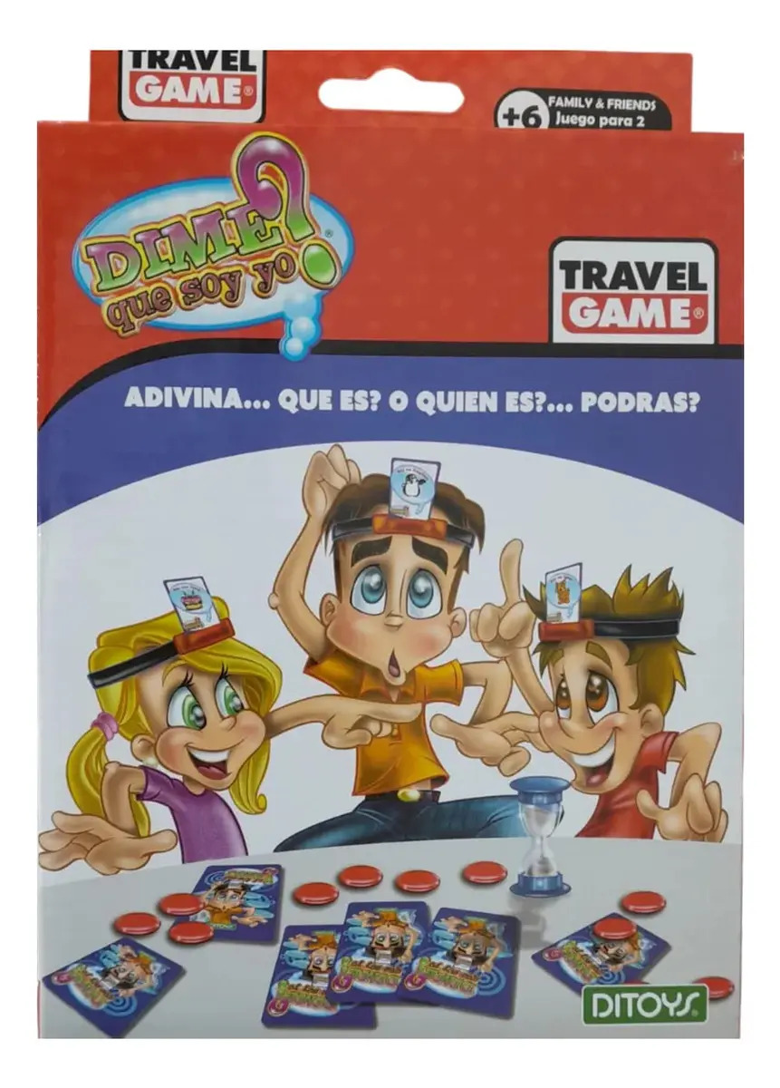 Juego De Mesa Dime Que Soy Yo? Travel Game Ditoys