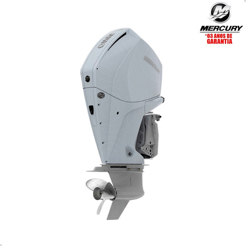 Motor De Popa Mercury 4t 250hp Xl V8 Dts Pess Física Branco