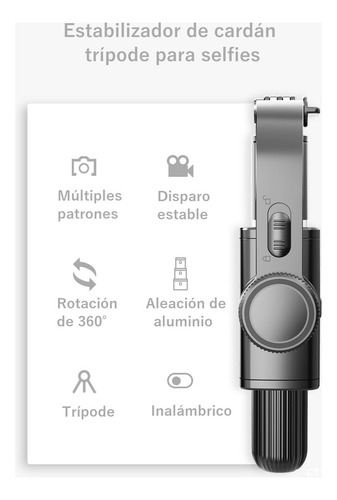 Estabilizador Celular L08 Selfie Stick, Tripode/mando