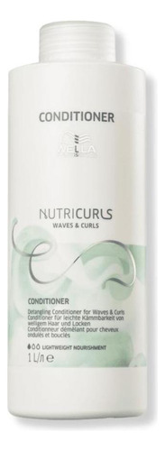 Condicionador Nutricurls Wella 1000 Ml