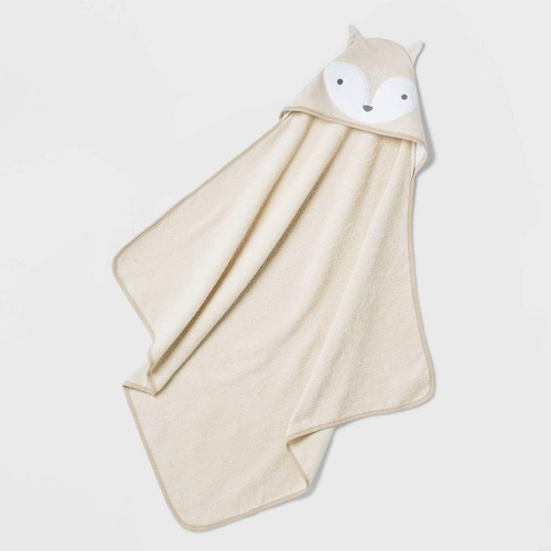 Cloud Island Baby Boys Fox - Toalla De Baño Con Capucha - Be