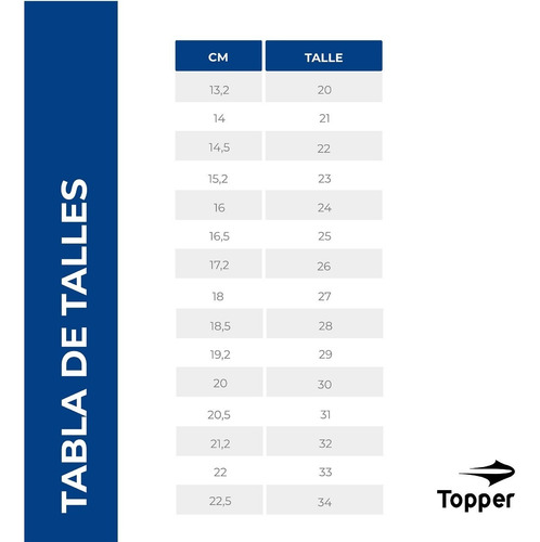 Imagen 7 de 7 de Zapatilla Topper Tie Break Ii Kids Blanco/azul