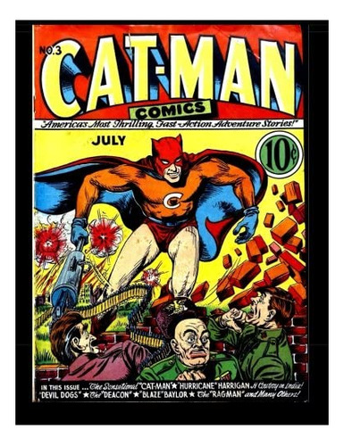Libro: Cat-man Comics #3: 1941 Superhero Comic