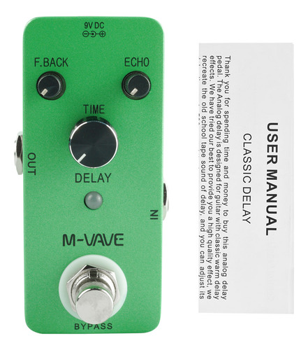 Pedal De Efeito Pedal Analógico Clássico Efeito De Guitarra