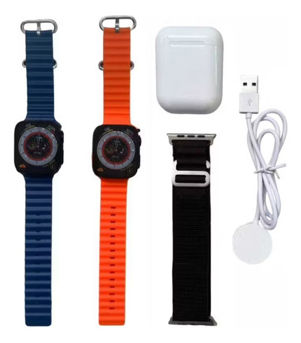 Combo Reloj Inteligente Smart Watch Q9+audifonos Bluetooth