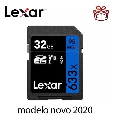 Lançamento 4 Cartões Sd 32gb Lexar Original 95mb/s F/grátis