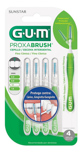 Gum Escova Interdental Proxabrush Fina 1.1mm