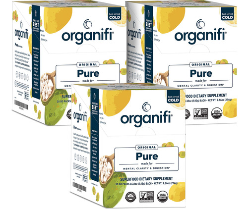 Superfood Solution Organifi Pure Smart Packs Mental Clarity