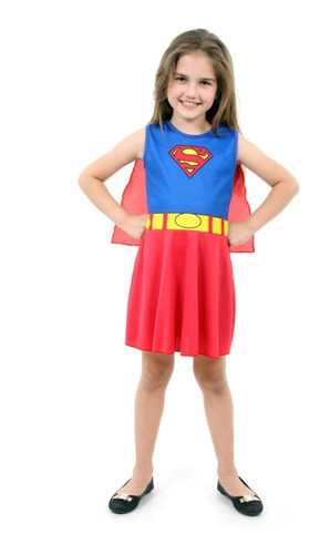 Disfraz Supergirl Super Heroe Serie Netflix Niña Original