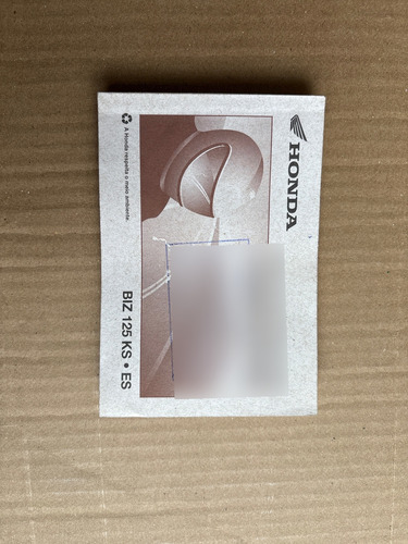 Manual Proprietário Usado Honda Biz 125 Ks Es 06-08 (Usado)