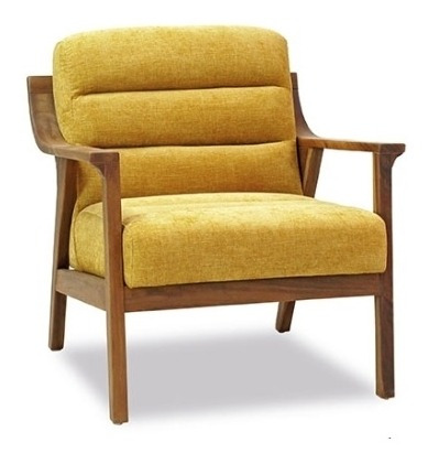 Imagen 1 de 5 de Sillon Torento Circonia Mostaza Këssa Muebles